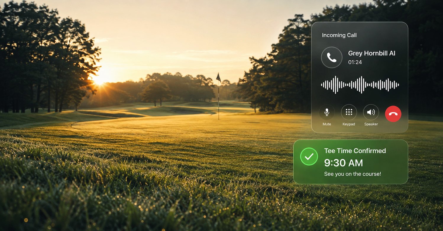 AI Voice Booking for Golf Courses